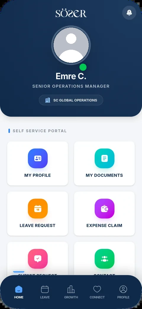 Home screen